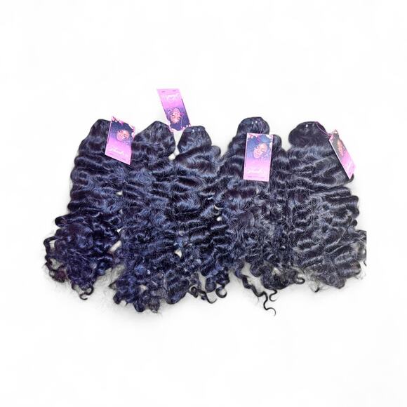 16" Tropical Curl Virgin Human Hair Bundle - Picture 6 of 7